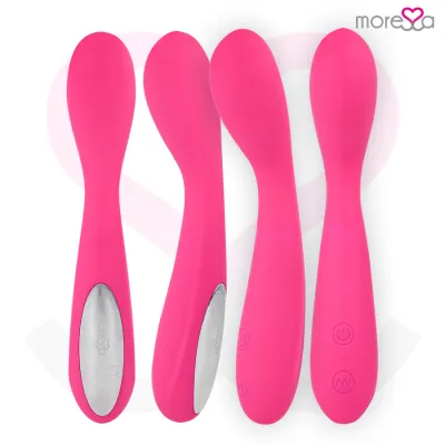Vibromasseur rechargeable Druso en silicone premium - Moressa