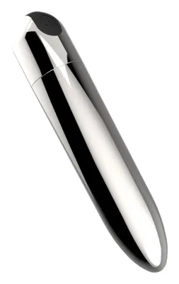Mini Vibro BULL SILVER 9 x 2cm Argenté