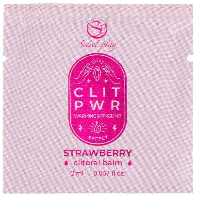 Lubrifiant monodose fraises à la crème 10 ml - Secret Play
