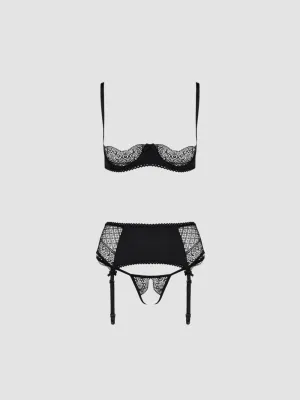 Ensemble 3 Pièces Clarisse Noir