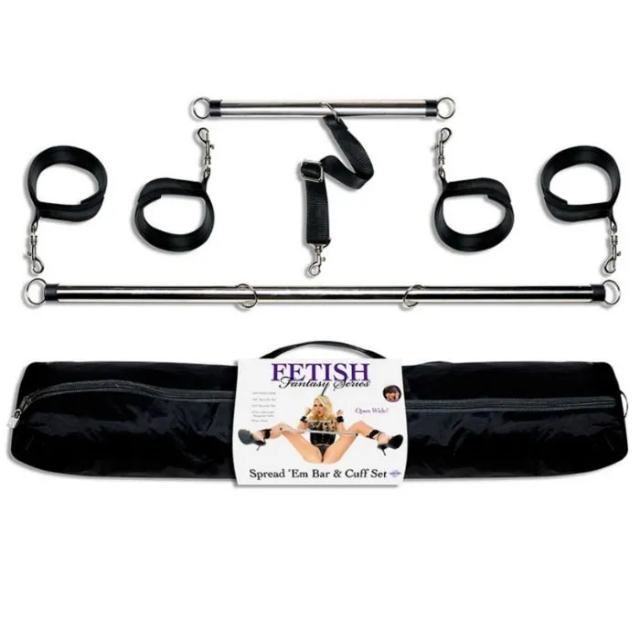 Barre Écartement Bondage Spread Em Bar Cuff - Fetish Fantasy