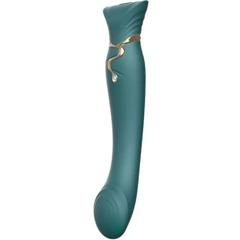 Stimulateur G-spot Queen PulseWave vert - Zalo