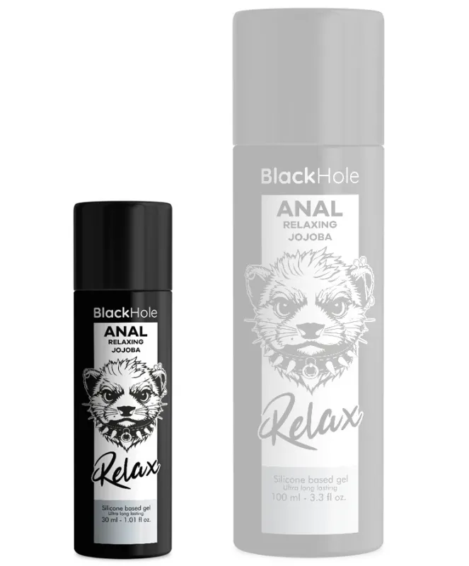 Lubrifiant Silicone ANAL RELAXING JOJOBA Black Hole 30ml