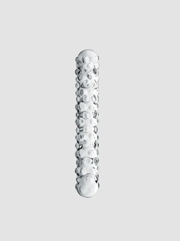 Dildo en Verre Perlé Glossy N°6