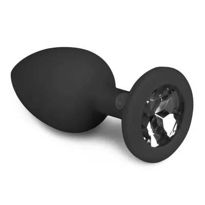 Plug bijou DIAMOND 6 x 2.7 xm Noir
