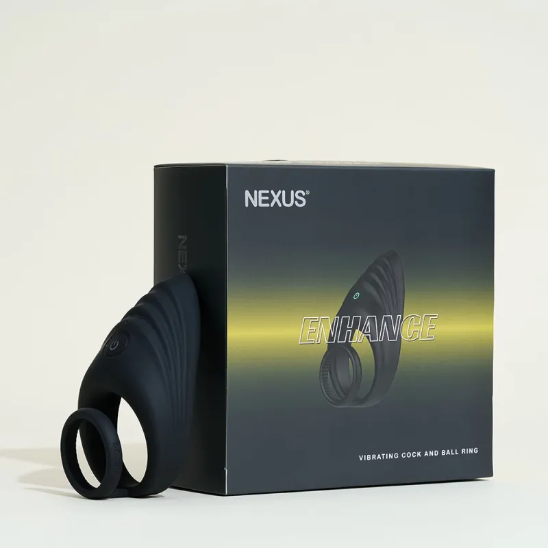 Double cockring vibrant Enhance de Nexus - 10,2 x 6,2 cm