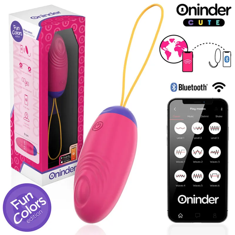 Œuf vibrant connecté Oninder Cute rose - Oninder