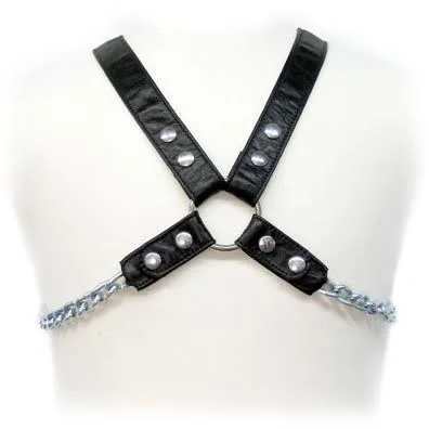 Harnais BDSM Leather Body Chaîne II en cuir - Leather Body