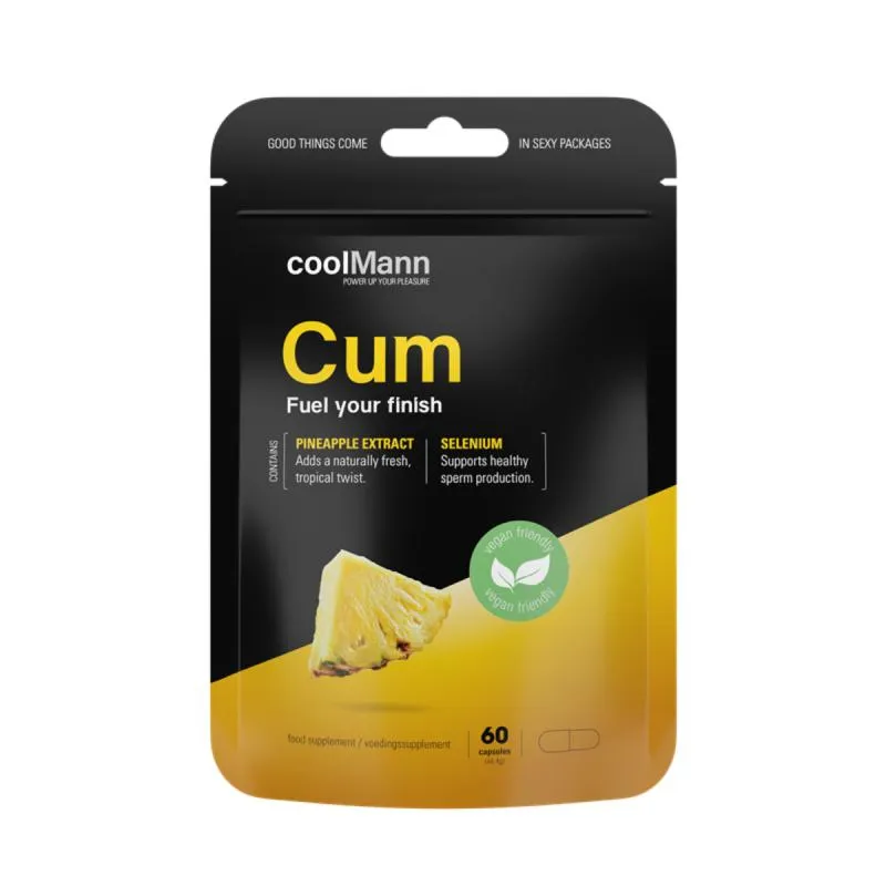 CoolMann - Cum Complément Alimentaire - Ananas 60 pcs