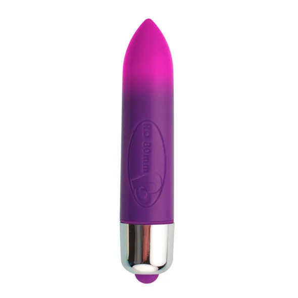 Stimulateur bullet Touch of Velvet violet et rose - Rocks-Off