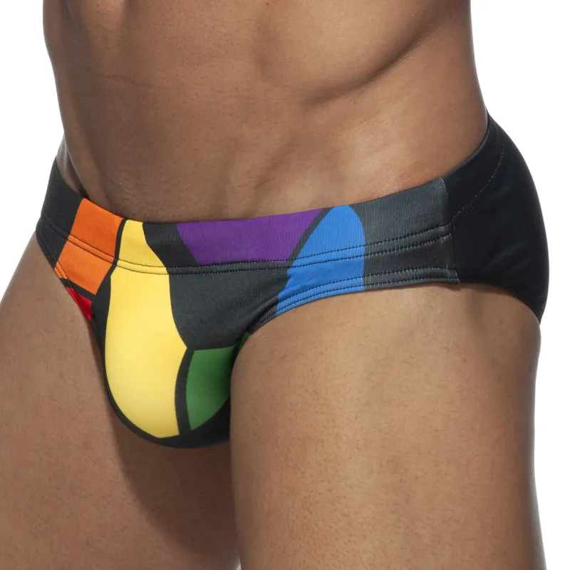 Addicted Slip de bain AD PRIDE noir
