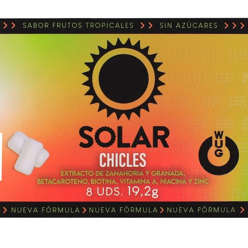 Chewing-Gum Préparateur Solaire aux Actifs Naturels - Wug Solar