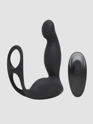 Stimulateur prostatique vibrant et double cockring EDGE