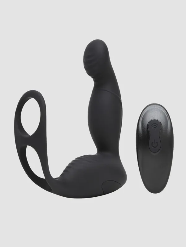 Stimulateur prostatique vibrant et double cockring EDGE