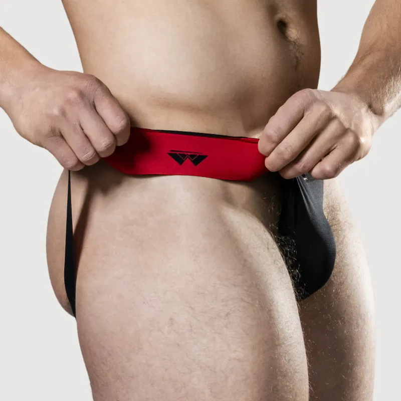 Jockstrap REV2 Noir Rouge