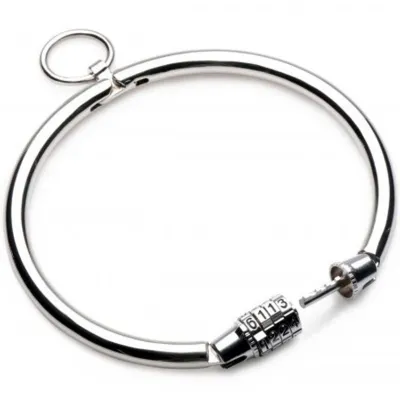 Collier BDSM fermeture combinée 10,5cm - Metal Hard
