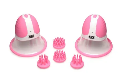 SIZE MATTERS - Stimulateurs de Mamelons - 4 Embouts