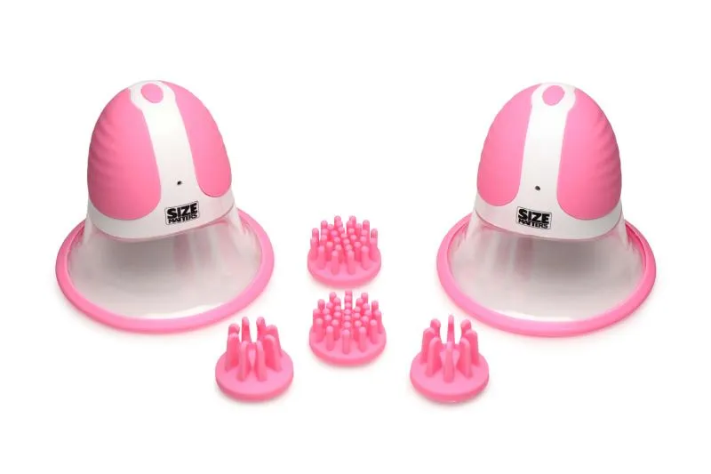 SIZE MATTERS - Stimulateurs de Mamelons - 4 Embouts