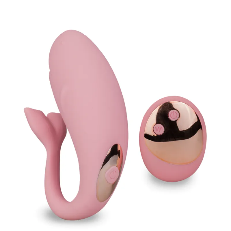 Vibromasseur pour couple télécommandé Love Whale