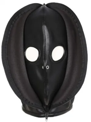 Cagoule SM DOUBLE LAYER Simili Noire