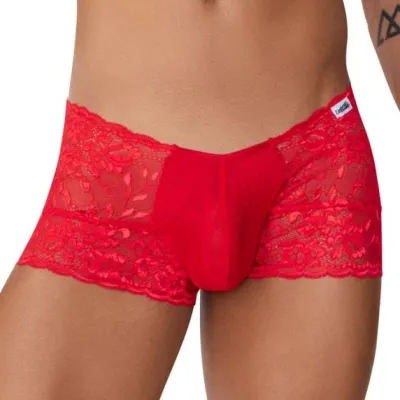 Shorty en Dentelle VENO Rouge