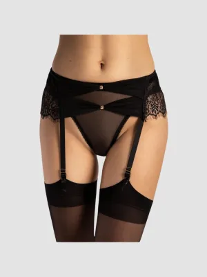 Porte-jarretelles Delice noir