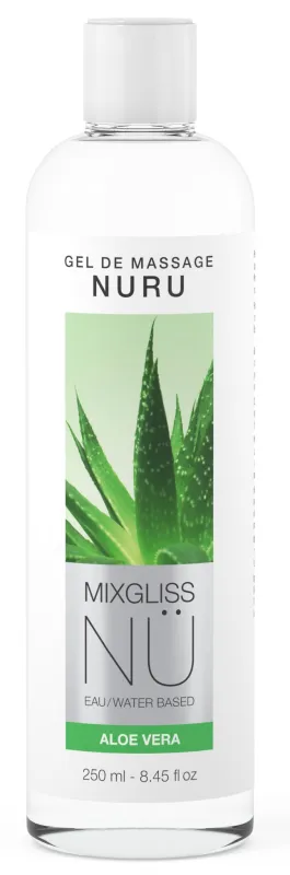 Gel de massage Nuru MIXGLISS Aloe Vera 250ml