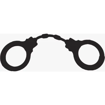 Menottes en silicone noires - Diablo Picante