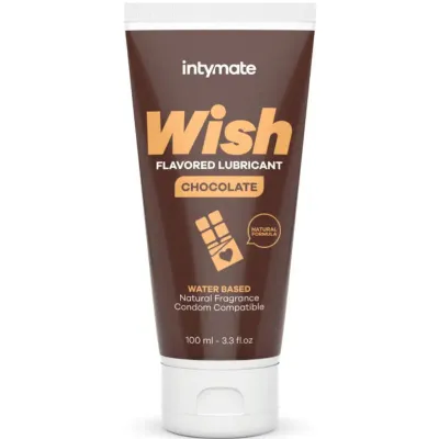 Lubrifiant Aromatisé Intymate Wish Chocolat 100ml - Intymate