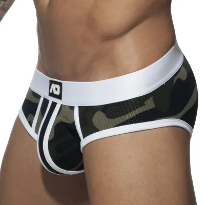 Slip CAMO STRIPE Blanc