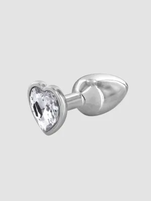 Plug Anal Aluminium Bijou Coeur Gloria S