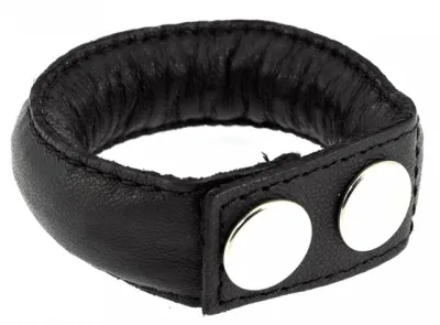 Anneau pénien lesté en cuir 90 grammes