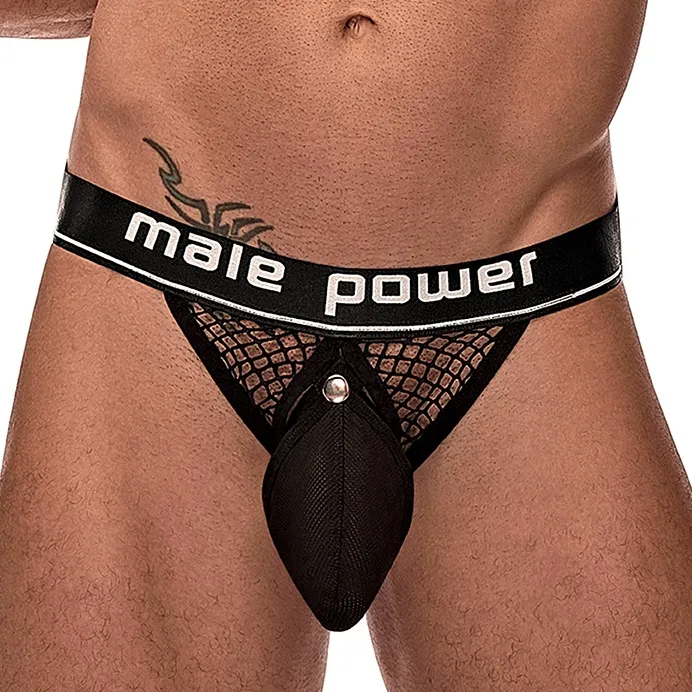 male power Jockstrap COCK PIT Noir