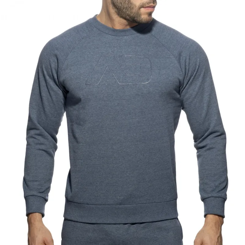 Addicted Pull RECYCLED COTTON Bleu marine