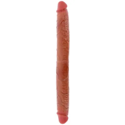 Godemichet double Get Real caramel 46 cm - ToyJoy