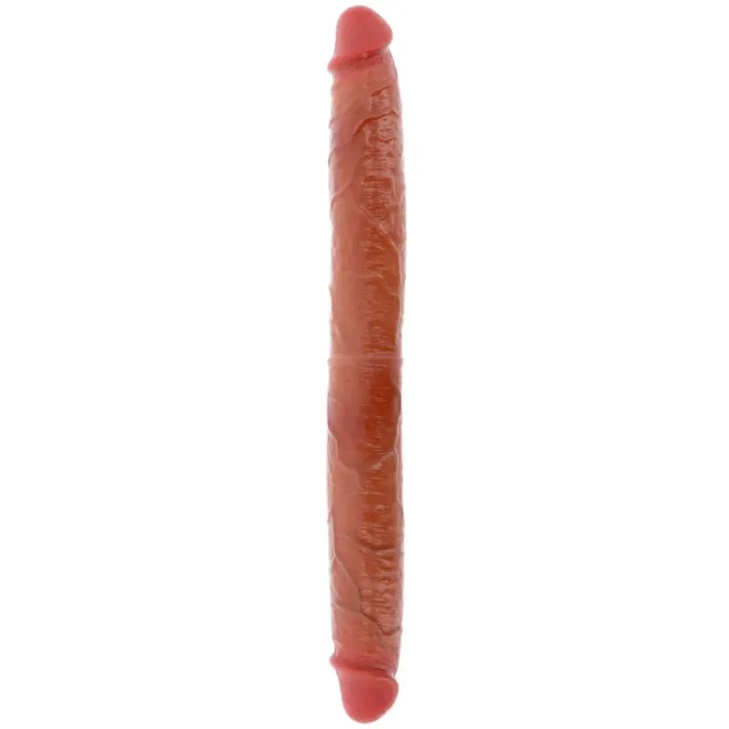Godemichet double Get Real caramel 46 cm - ToyJoy