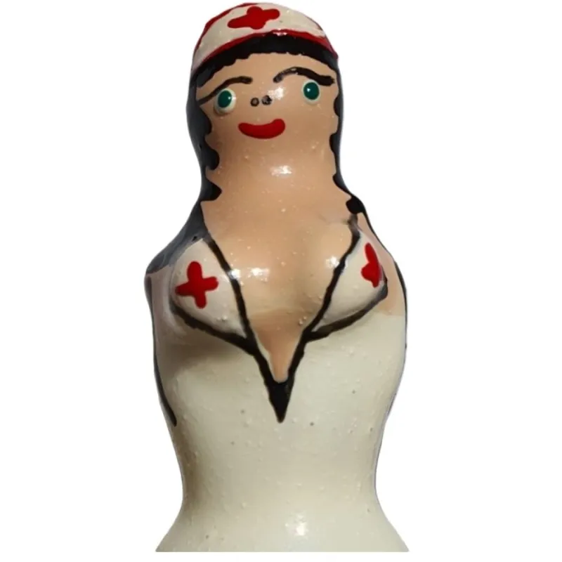 Préservatif Fantaisie Peint Infirmière Blonde - Condomerie