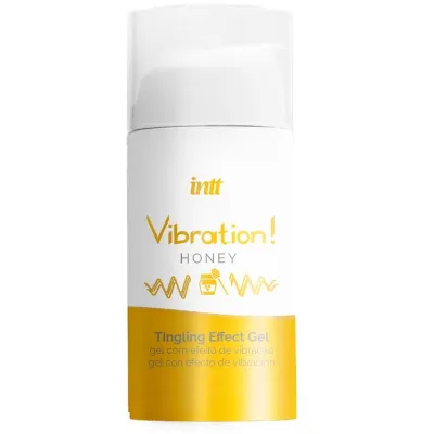 Gel Stimulant Vibration Arôme Miel 15ml - Intt