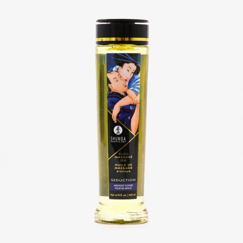 Huiles de massage Shunga - 240 ml  Fleur de Minuit