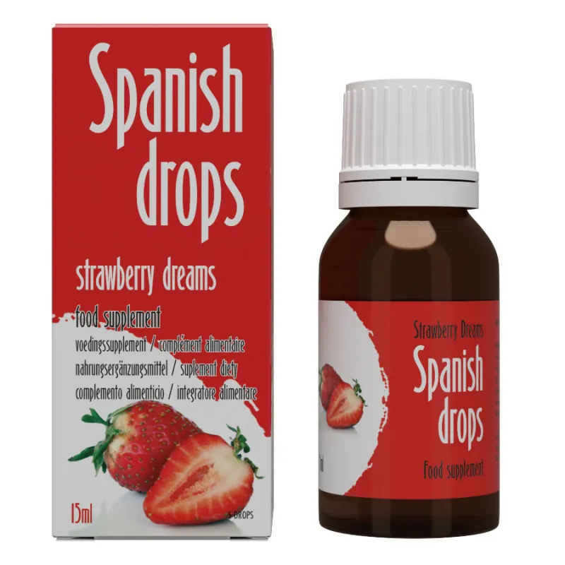 Stimulant Spanish Drops Strawberry Dreams 15ml - Cobeco