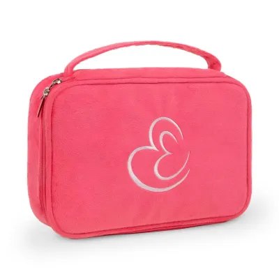 EasyToys Sac de jouet en velours - Rose