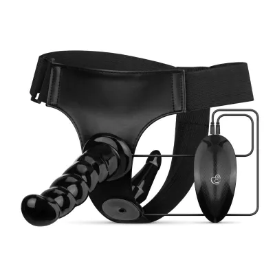 Easytoys Fetish - Ensemble Strap-On Vibrant - Noir