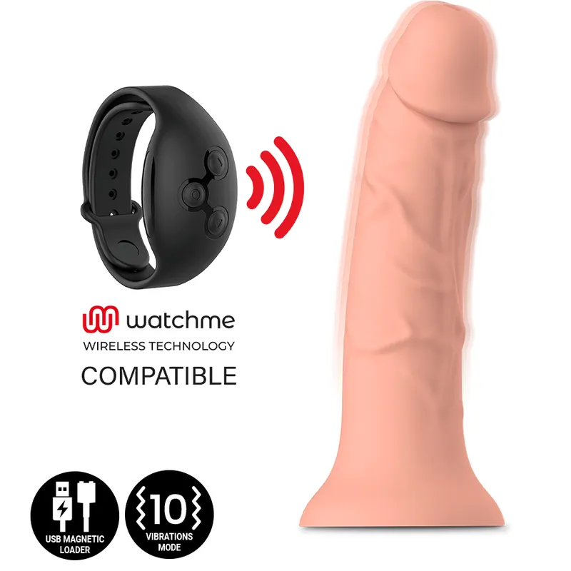 Gode réaliste vibrant Asher Original taille M - Mythology