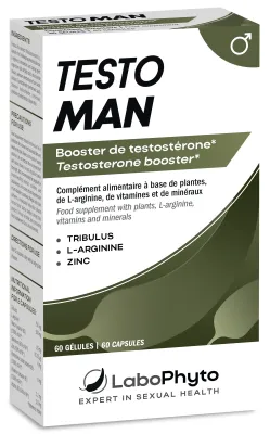LaboPhyto Stimulant en cure TESTOMAN - 60 gélules