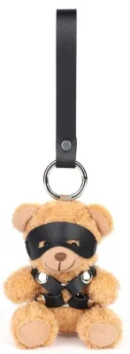 Ours Peluche Porte-Clés BEARI HARNESS Noir
