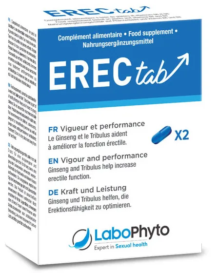 Stimulant d'érection EREC TAB 2 gélules