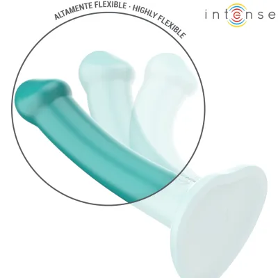 Vibromasseur Katie avec Ventouse et Télécommande Bleu - Intense