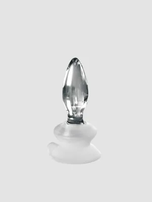Plug Anal en Verre Ventouse Icicles N°91