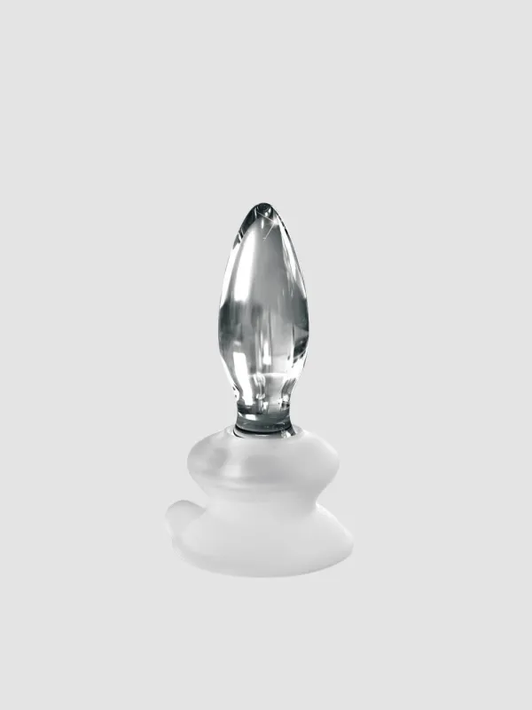 Plug Anal en Verre Ventouse Icicles N°91