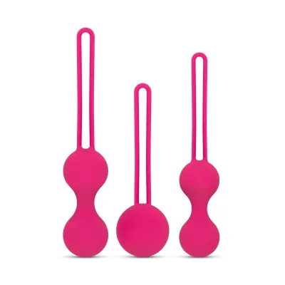 Ensemble de boules de Kegel lestées - Rose